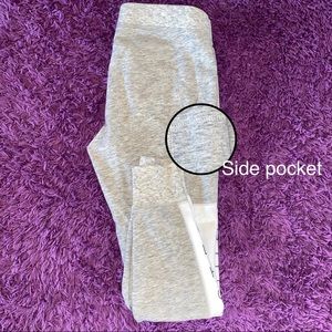 Hollister black , grey , and white sweat pants